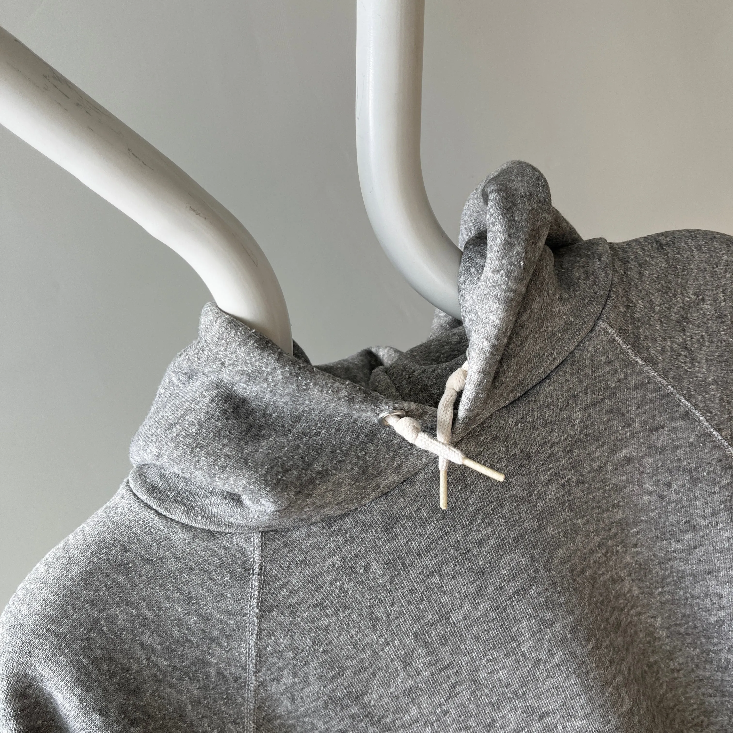 1970s Gray Pull Over Hoodie - An Actual Dream