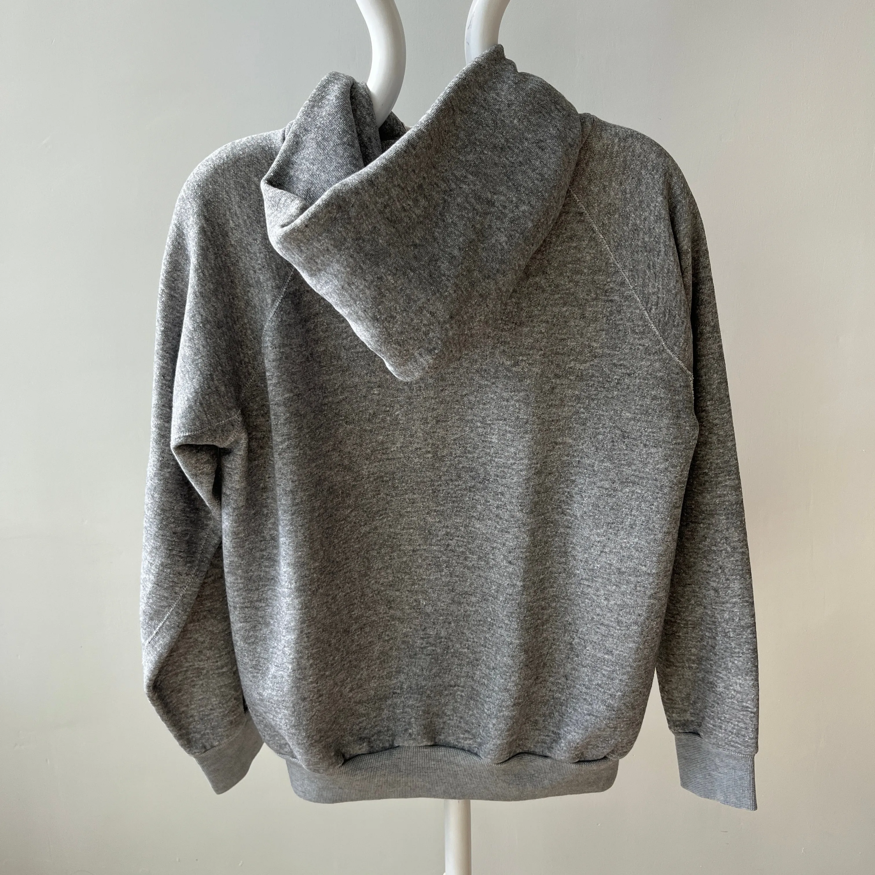 1970s Gray Pull Over Hoodie - An Actual Dream