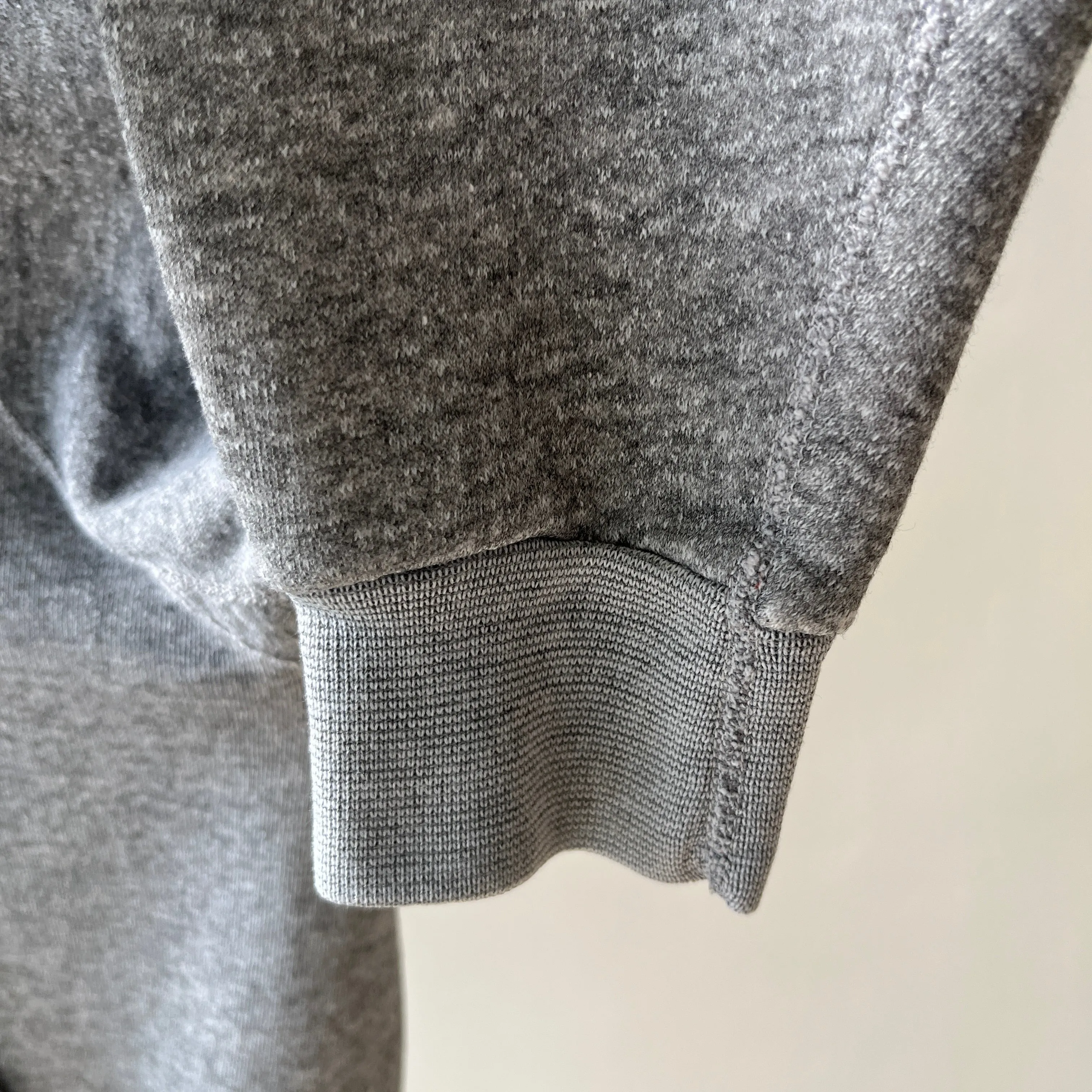 1970s Gray Pull Over Hoodie - An Actual Dream