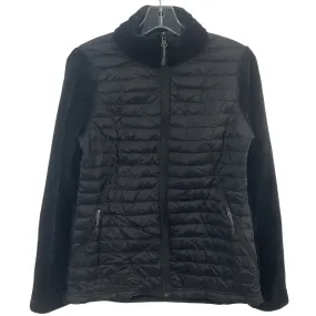 32 Degrees Heat Black Nylon Zip-Up Puffer Jacket Women's Size Small Preowned