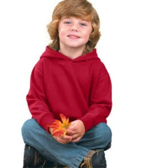 3326 Rabbit Skins Toddler Hooded Sweatshirt with Pockets Garnet