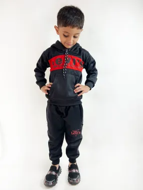 4Yr - 7Yrs Black Track Suit For Boys AH KTR32