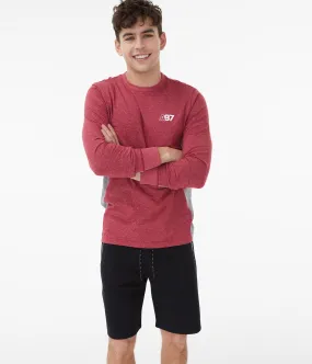 Aeropostale Long Sleeve A87 Stretch Graphic Tee