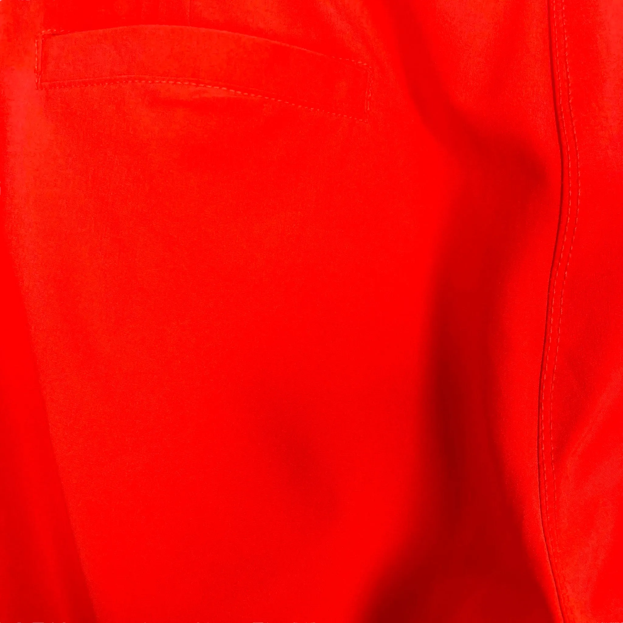 Albion Bright Coral Orange Drawstring with Zipper Hem Jetsetters Joggers- Size S Petite (Inseam 23.5”, see notes)