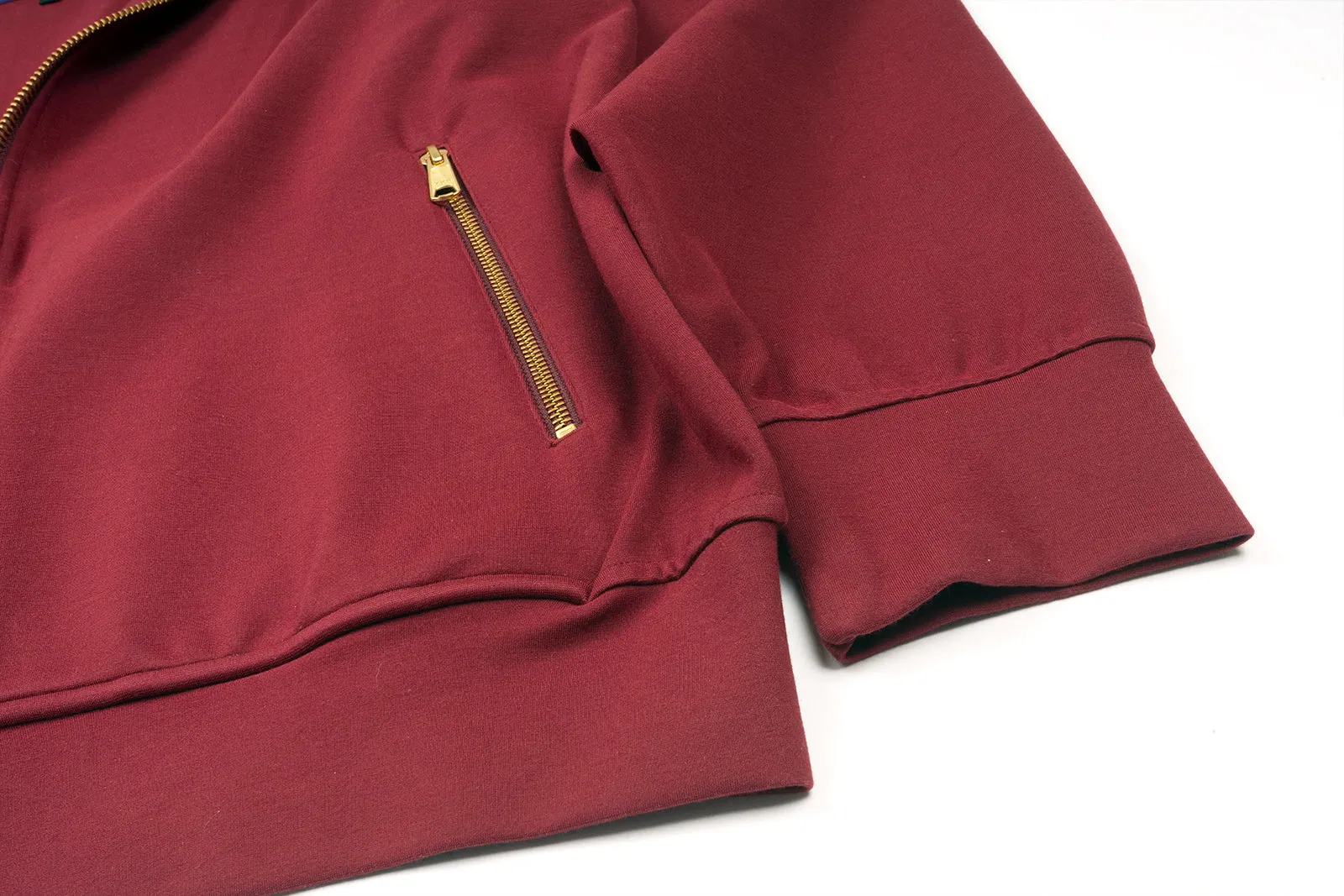 ALPHA STYLE APPLIQUE CAMDEN ZIP UP JACKET (WIN)