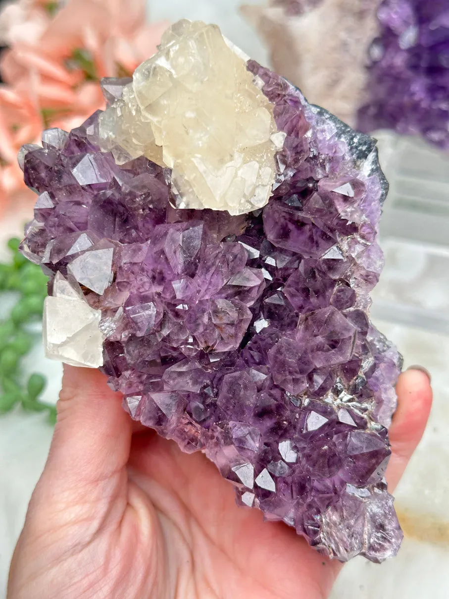 Amethyst Calcite Crystals