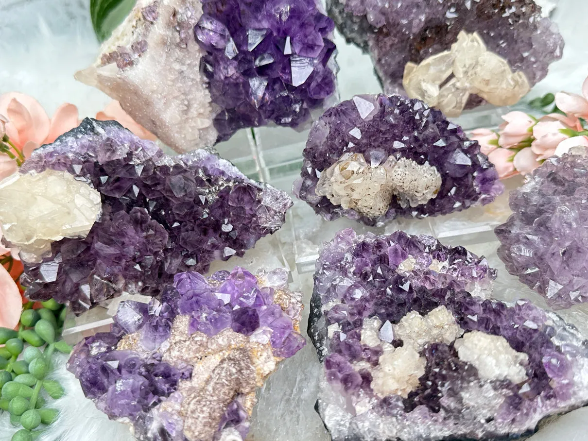 Amethyst Calcite Crystals
