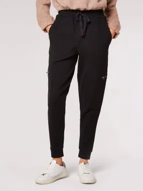 Apricot Women's Slim Leg Ponte Cargo Joggers