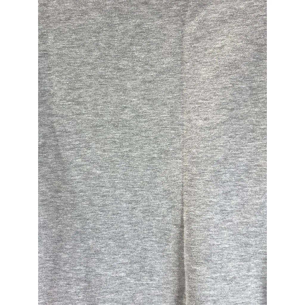 ASOS DESIGN Men's Gray Heather Quarter-Zip Pullover Sweater SZ L
