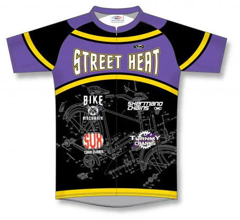 Athletic Knit Custom Cycling Jersey Design 1515