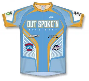 Athletic Knit Custom Cycling Jersey Design 1518