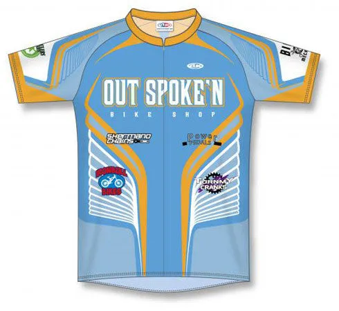 Athletic Knit Custom Cycling Jersey Design 1518