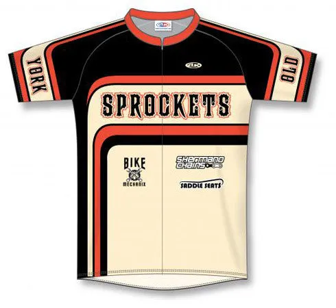 Athletic Knit Custom Cycling Jersey Design 1522