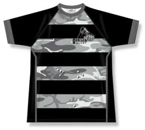 Athletic Knit Custom Sublimated Rugby Jersey Design 1505