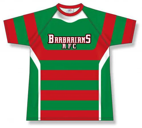 Athletic Knit Custom Sublimated Rugby Jersey Design 1507