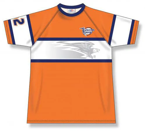 Athletic Knit Custom Sublimated Rugby Jersey Design 1508