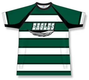 Athletic Knit Custom Sublimated Rugby Jersey Design 1516