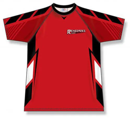 Athletic Knit Custom Sublimated Rugby Jersey Design 1522