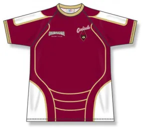 Athletic Knit Custom Sublimated Rugby Jersey Design 1526