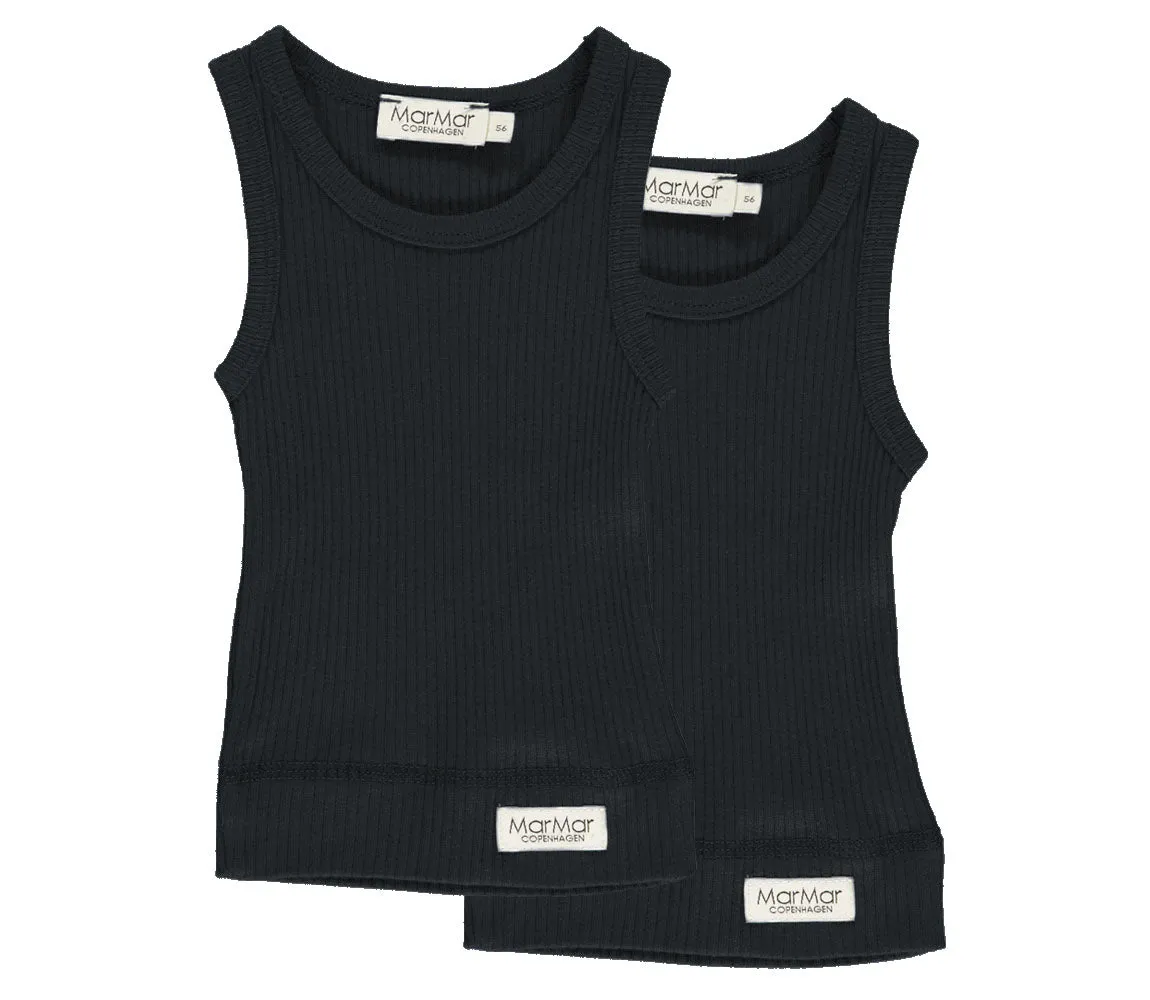 Baby Sleeveless 2-pack, Underwear - Black