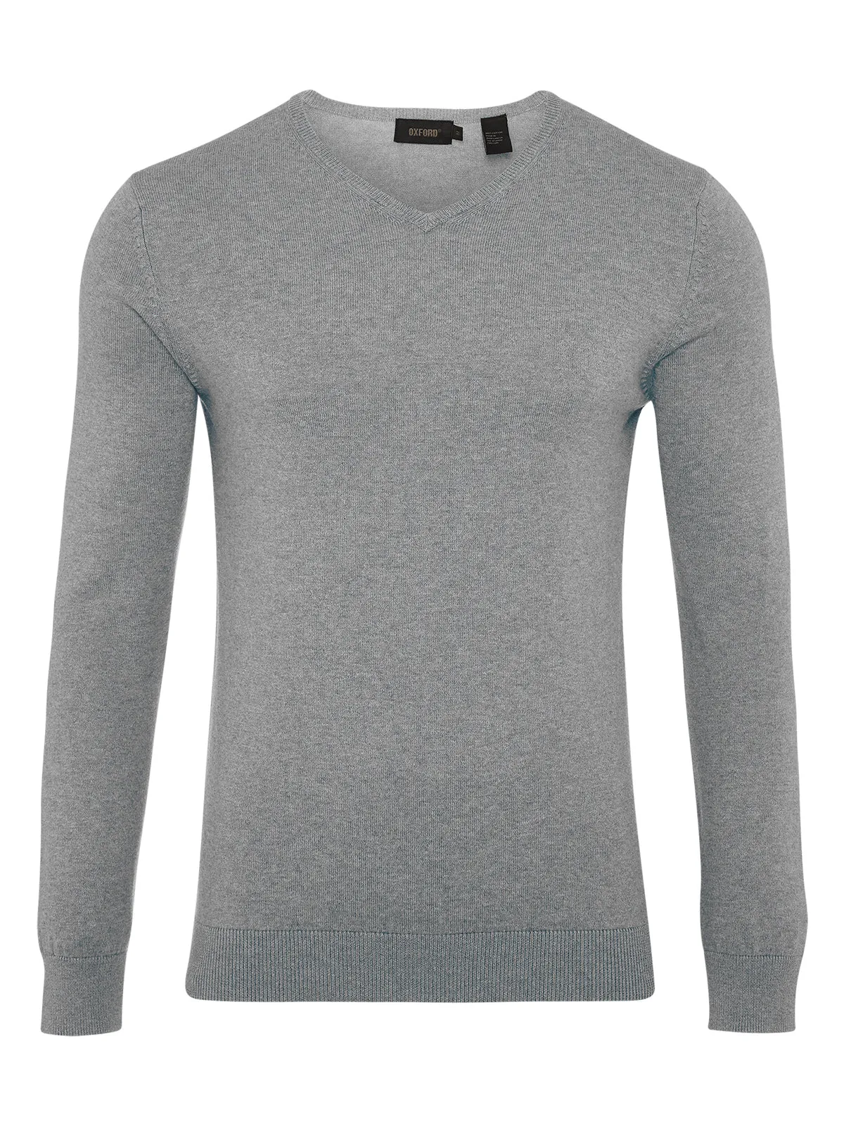 Basic Cotton V-Neck Melange