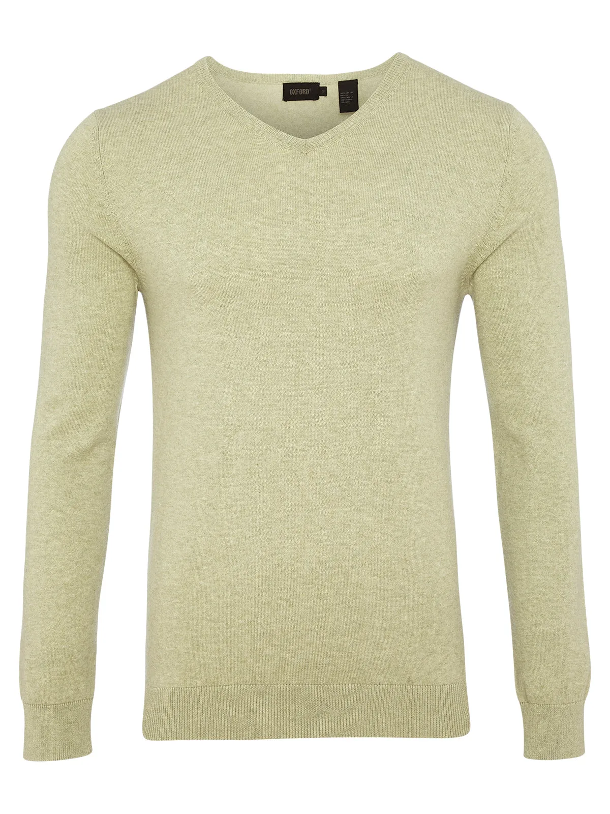 Basic Cotton V-Neck Melange