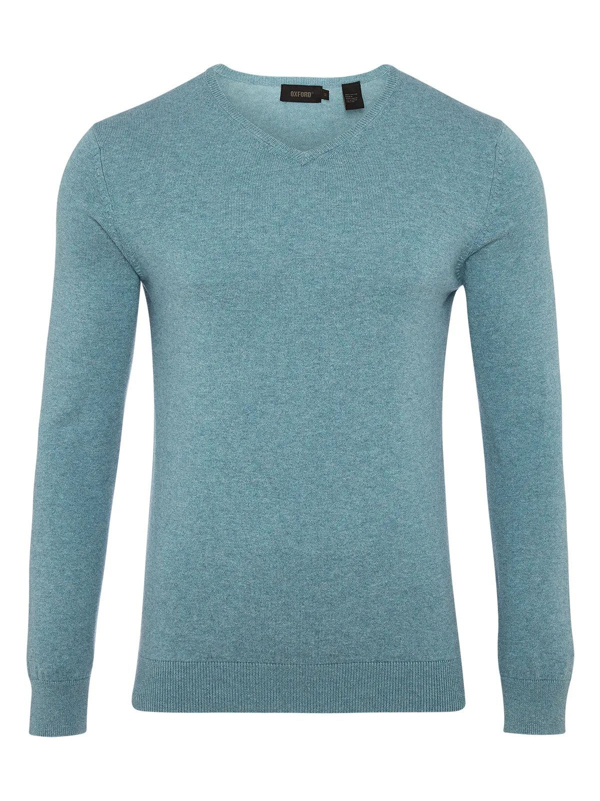 Basic Cotton V-Neck Melange