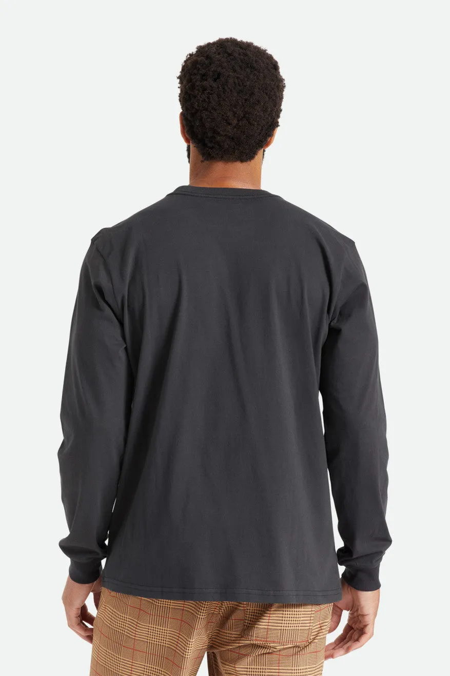 Basic L/S Pocket Tee - Black
