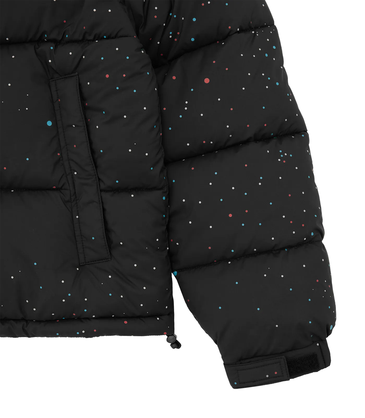BB ASTRO SMALL LOGO PUFFER JACKET - BLACK
