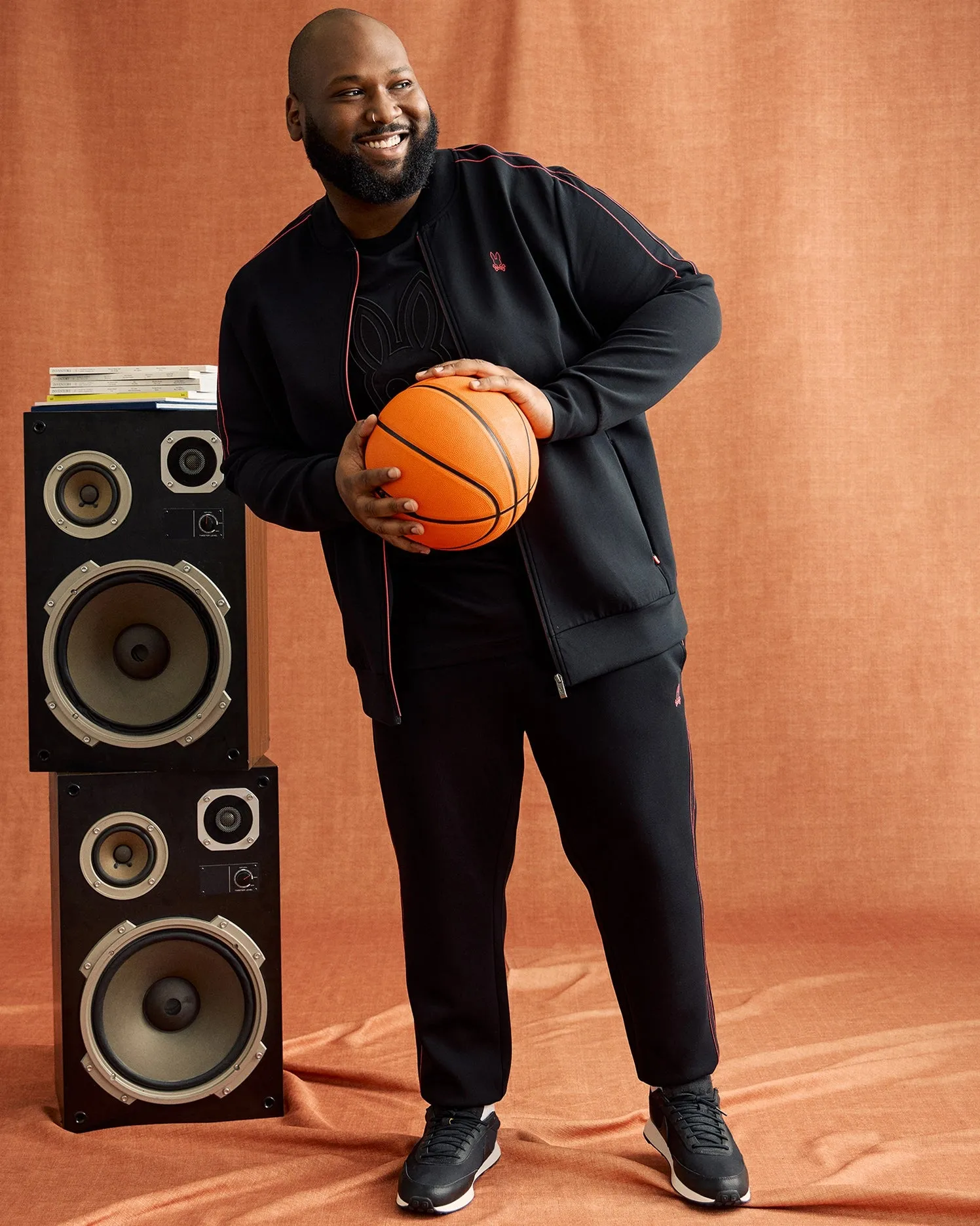 BIG AND TALL TRAVIS TRACK JACKET - B9J142D200