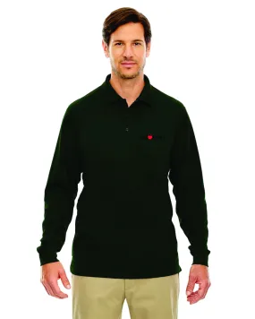 Big Apple - 88192 Ash City - Core 365 Men's Pinnacle Performance Long-Sleeve Piqué Polo