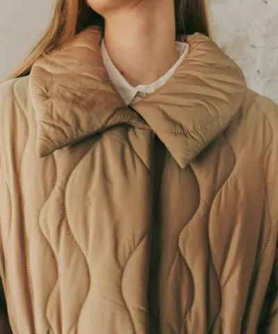Big Collar Quilted Coat