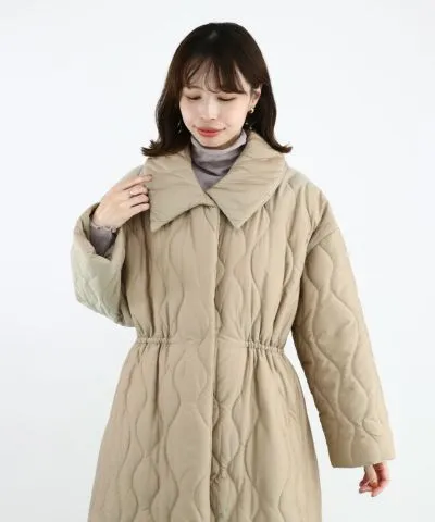 Big Collar Quilted Coat