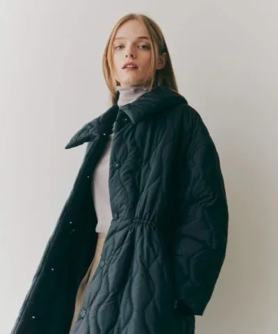 Big Collar Quilted Coat