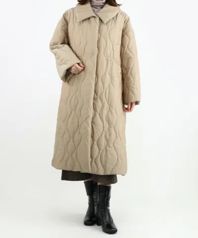 Big Collar Quilted Coat