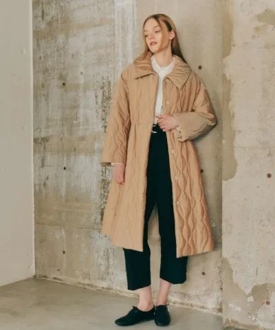 Big Collar Quilted Coat