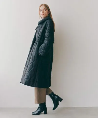 Big Collar Quilted Coat