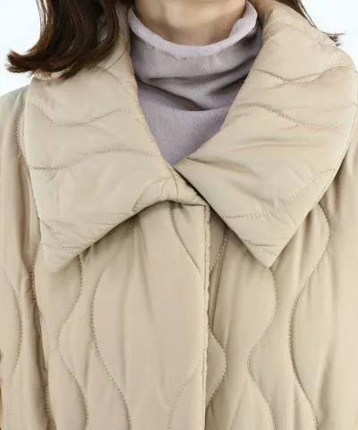 Big Collar Quilted Coat