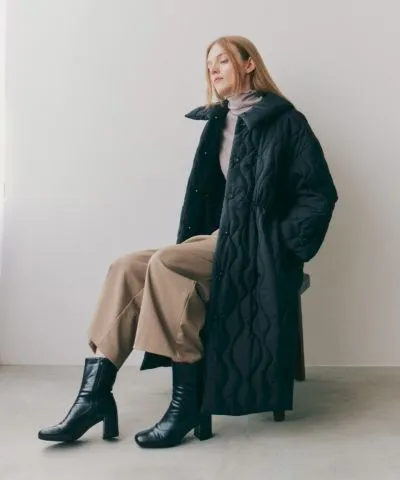 Big Collar Quilted Coat