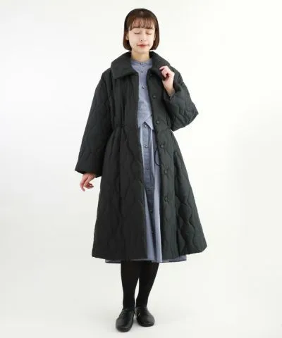 Big Collar Quilted Coat