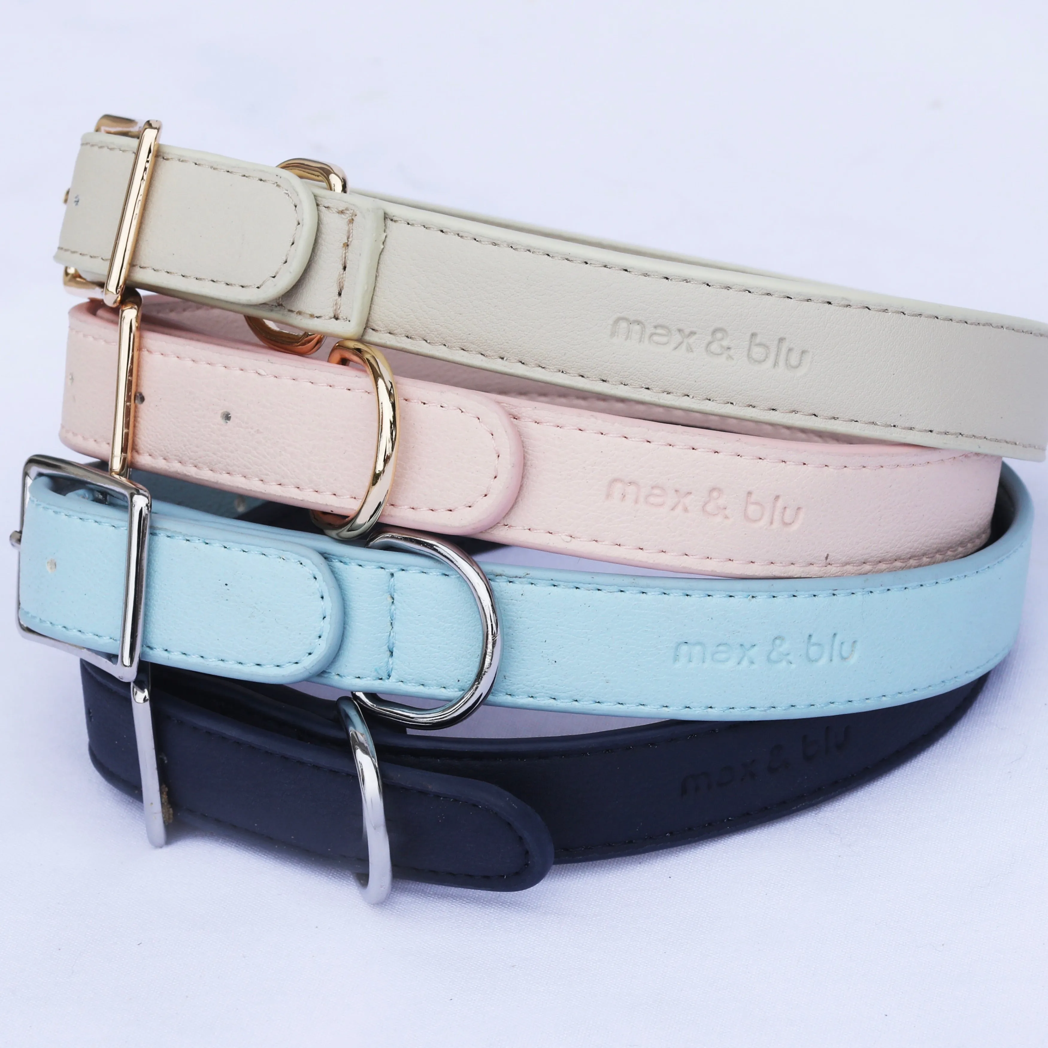 Billie Dog Collar - Dark Navy