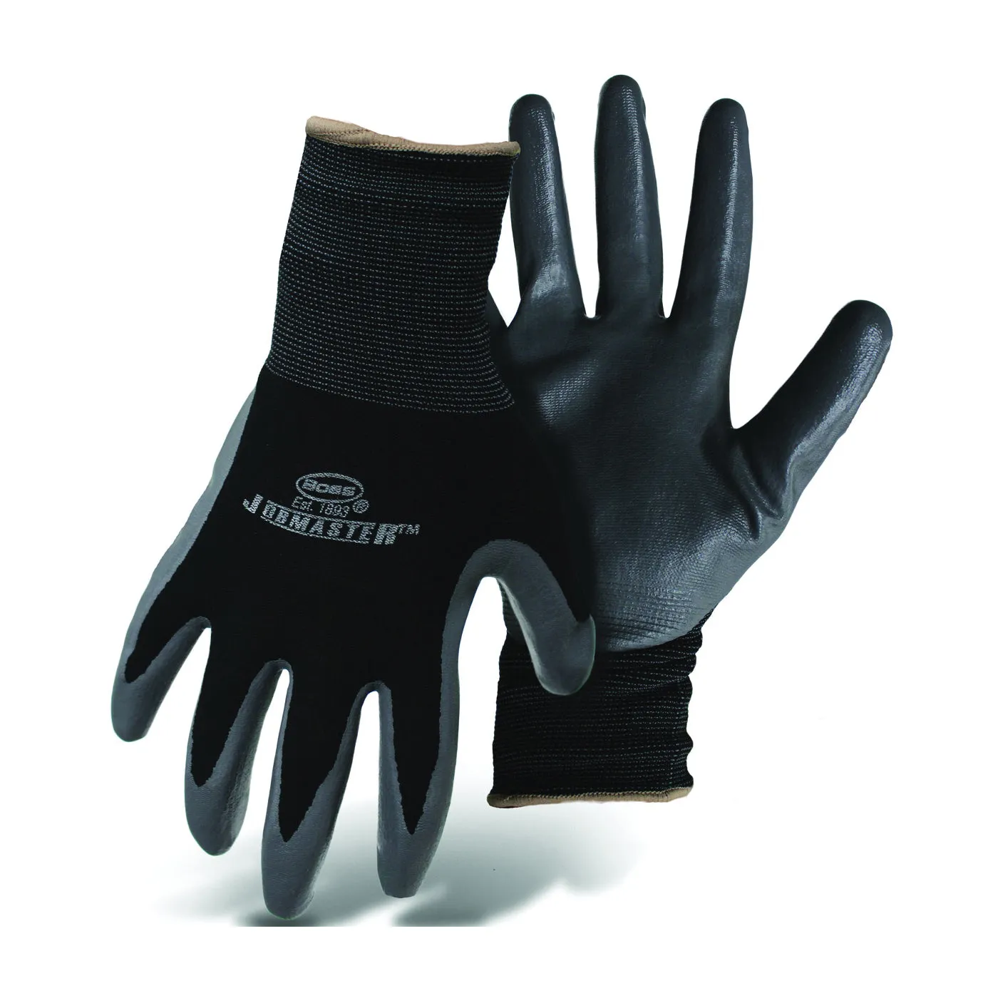BOSS 8442X Gloves, Men's, XL, Nylon Glove, Black
