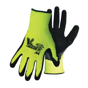 BOSS GUARDIAN ANGEL 8412B Breathable, High-Visibility Gloves, Men's, S, Knit Wrist Cuff, Latex Coating, Polyester Glove
