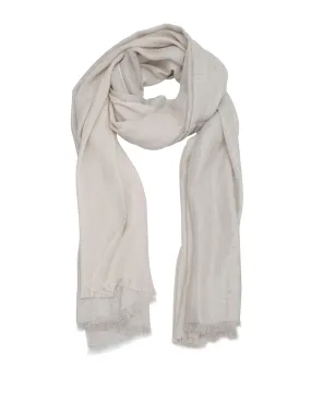 Brunello Cucinelli Silk & Cashmere Lame Knit Scarf Shawl ladies