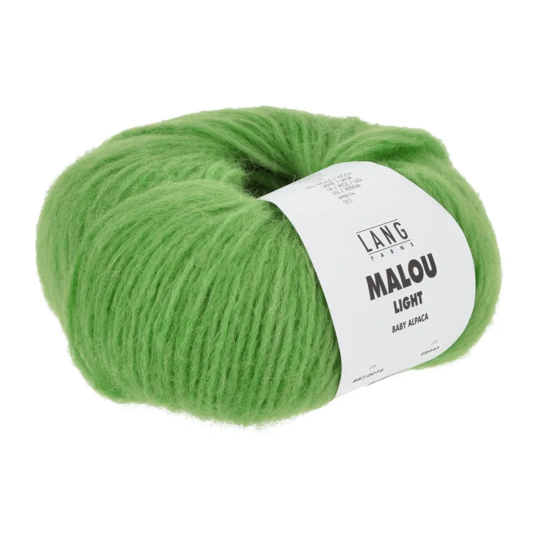 Cabled Pullover Knitting Kit | Lang Yarns Malou Light & Knitting Pattern (269-40)