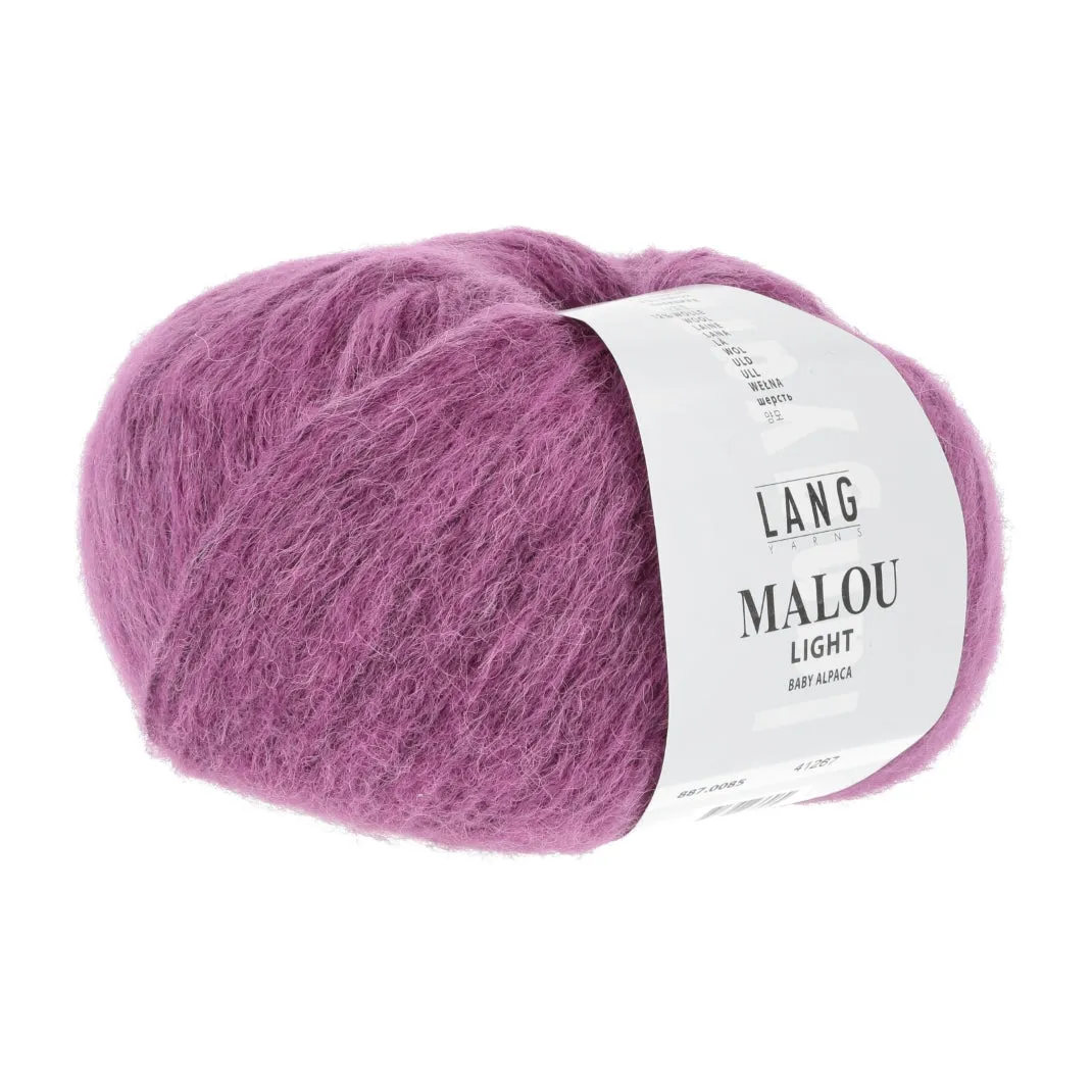 Cabled Pullover Knitting Kit | Lang Yarns Malou Light & Knitting Pattern (269-40)