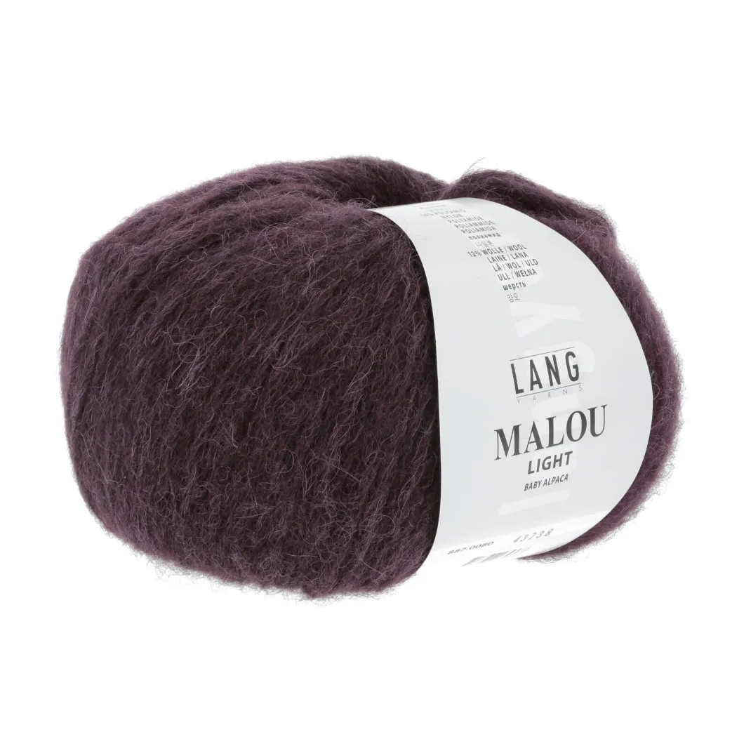 Cabled Pullover Knitting Kit | Lang Yarns Malou Light & Knitting Pattern (269-40)