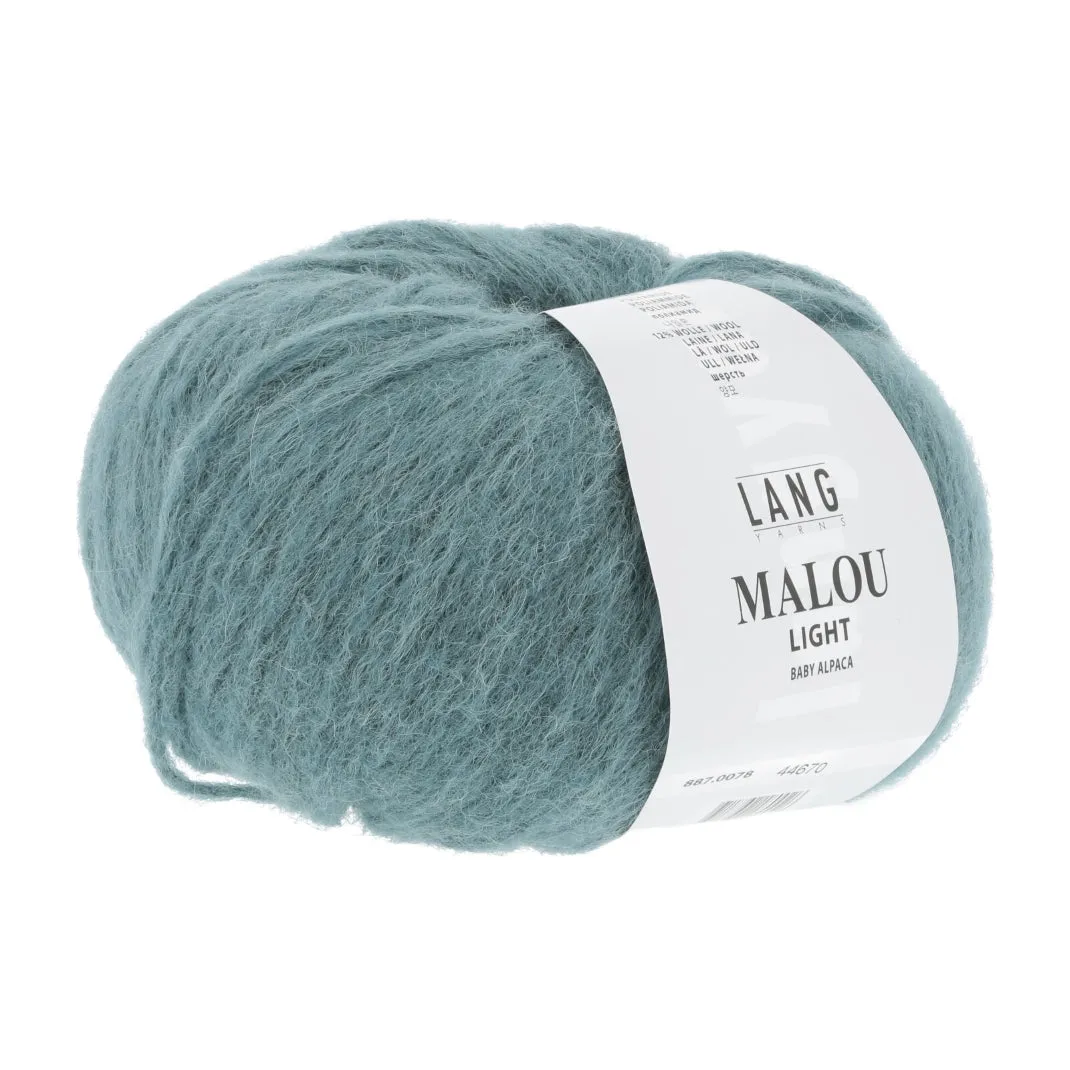 Cabled Pullover Knitting Kit | Lang Yarns Malou Light & Knitting Pattern (269-40)