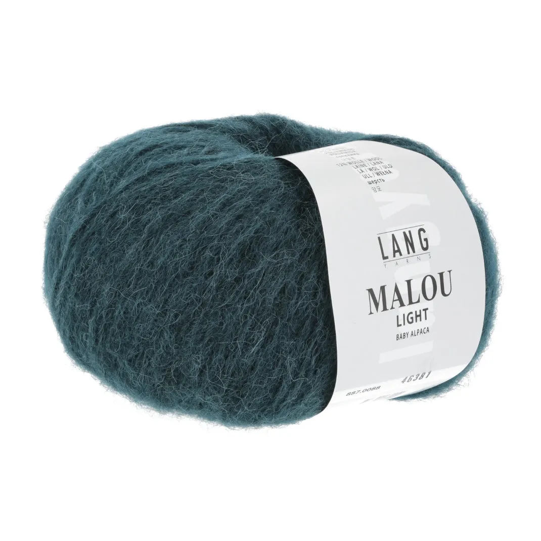 Cabled Pullover Knitting Kit | Lang Yarns Malou Light & Knitting Pattern (269-40)