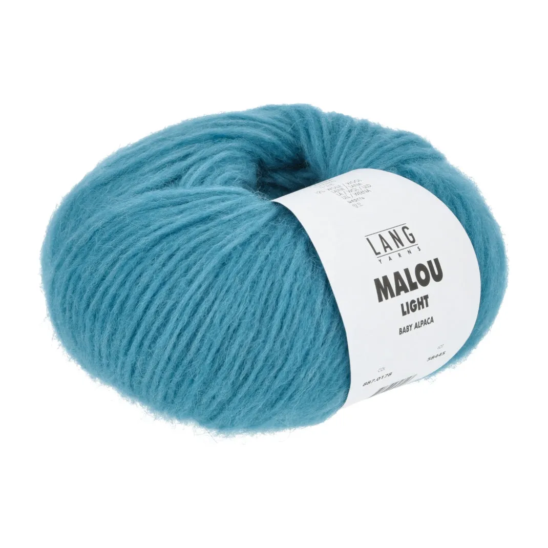 Cabled Pullover Knitting Kit | Lang Yarns Malou Light & Knitting Pattern (269-40)